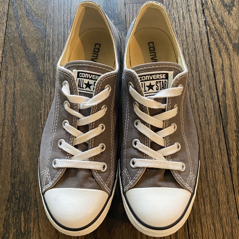 Gray Converse All-Star Women’s Sneakers, size 8